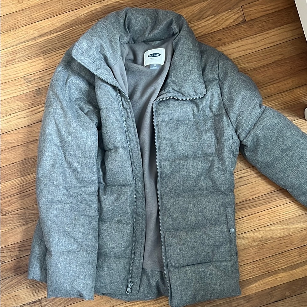 Gray Puffer Jacket